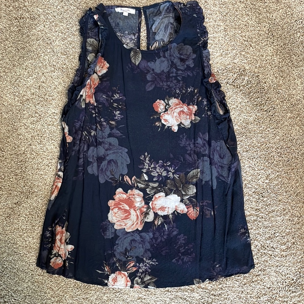 Maurice’s blouse, size medium, navy